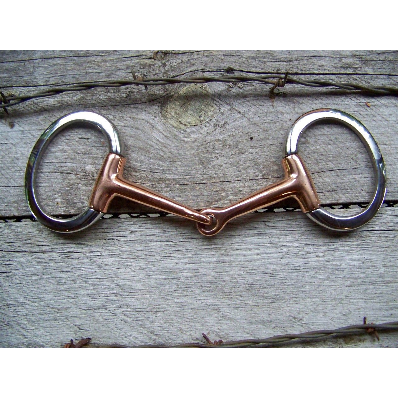 Bit - SS Eggbutt Snaffle with Copper Mouth