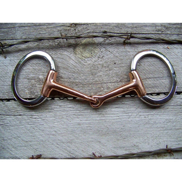 Bit - SS Eggbutt Snaffle with Copper Mouth