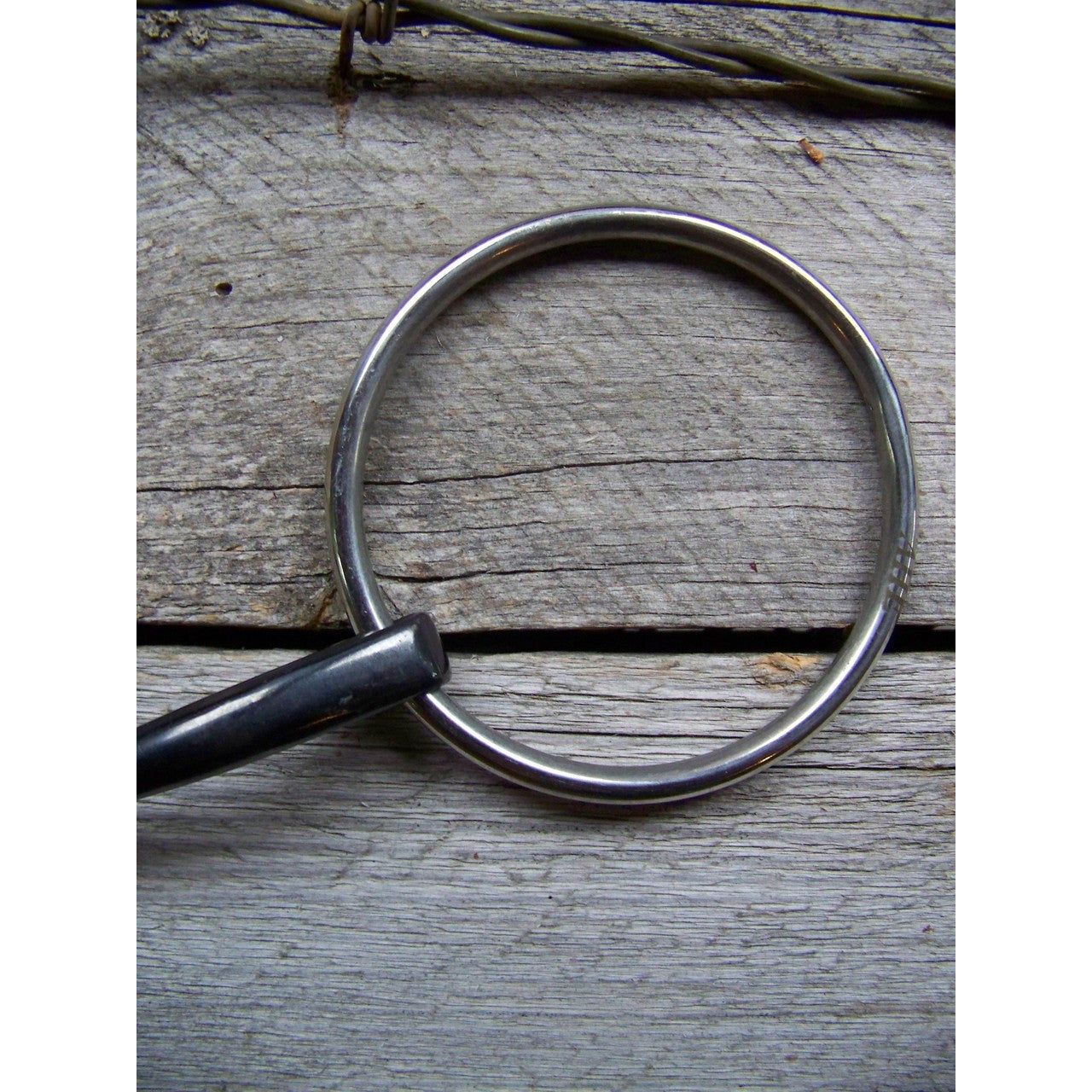 Bit - O-Ring Sweet Iron Curved Snaffle