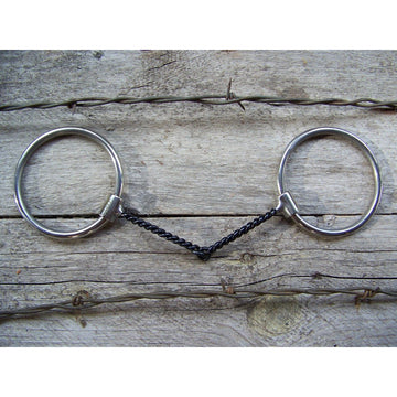 Bit - SS O-Ring w/ Curved Sweet Iron Twist