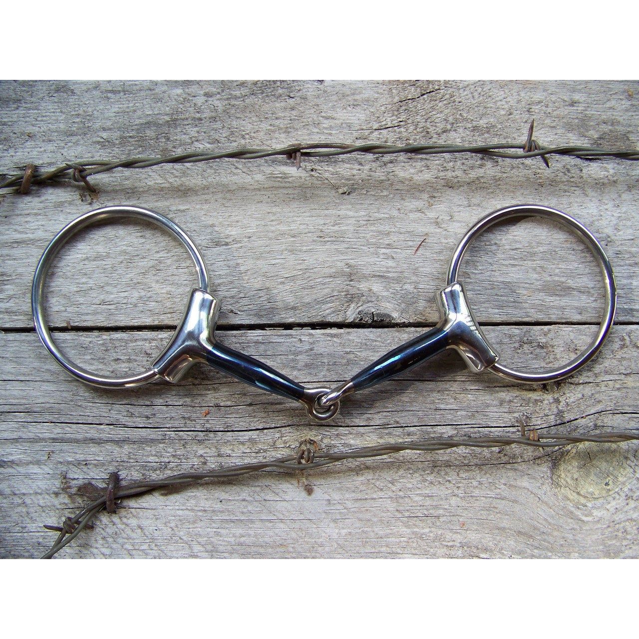 Bit - SS Ring Bit with Blued Steel Mouth