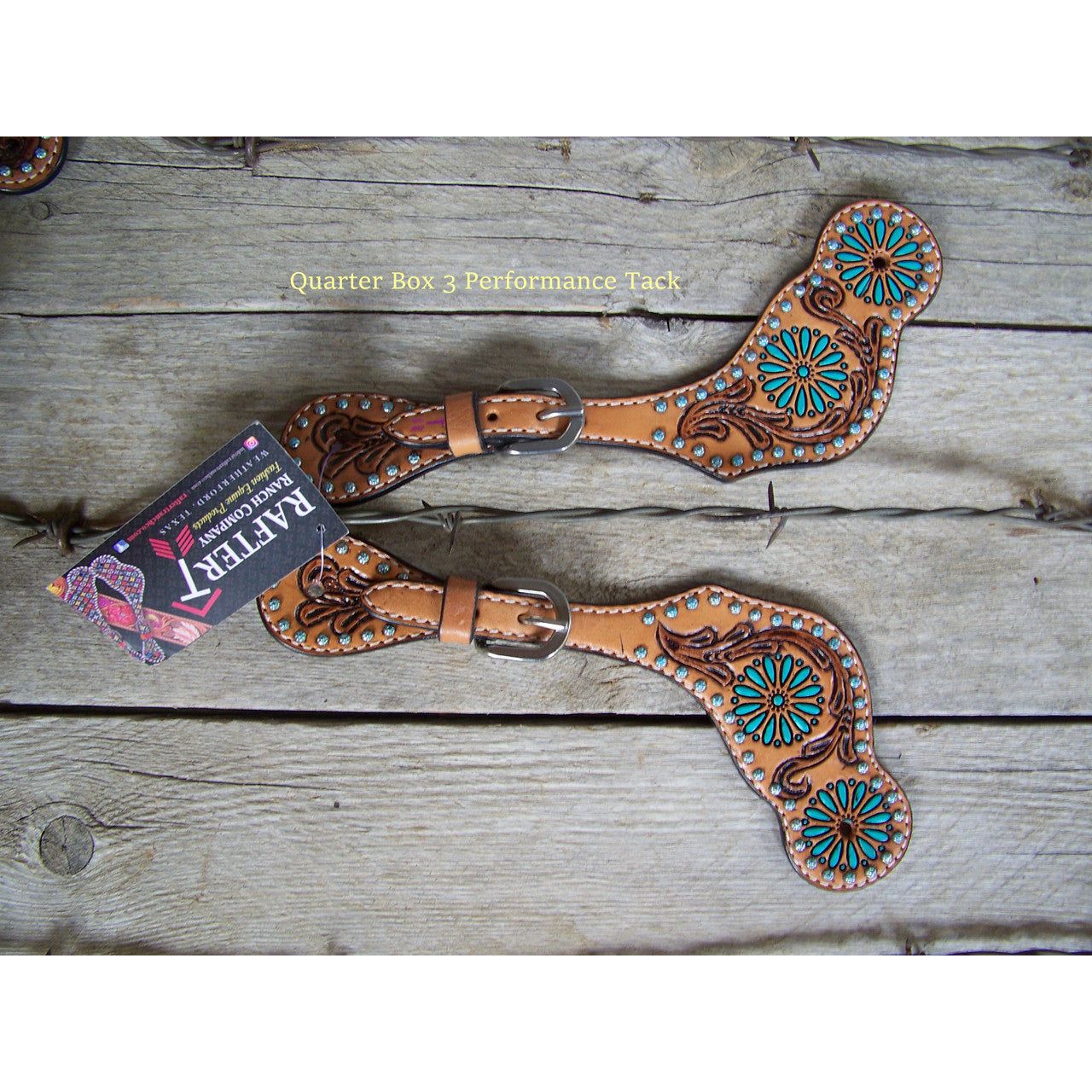 Spur Straps - Painted Sun Spots (Ladies) by Rafter T Ranch Company
