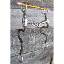 Bit - Antique Training Bit w/Wire Wrapped Dog Bone