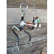 Bit - Black Steel Low C-Port S Shank