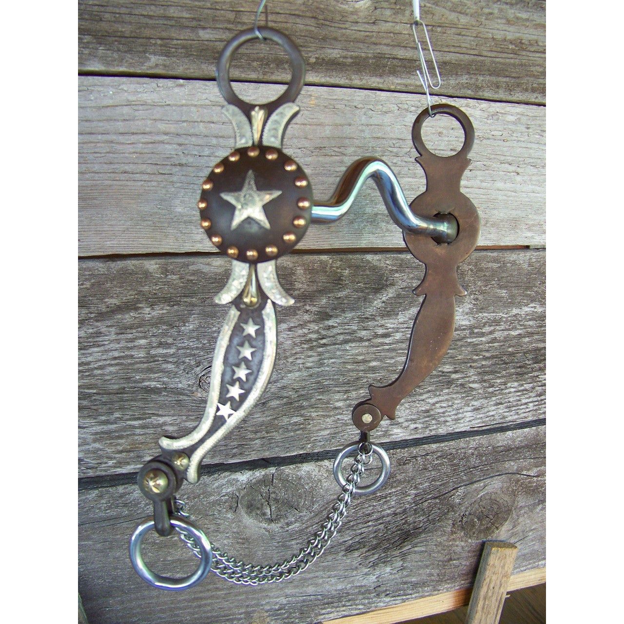 Bit - Antique Brown Medium Port with Antique, Star Trim