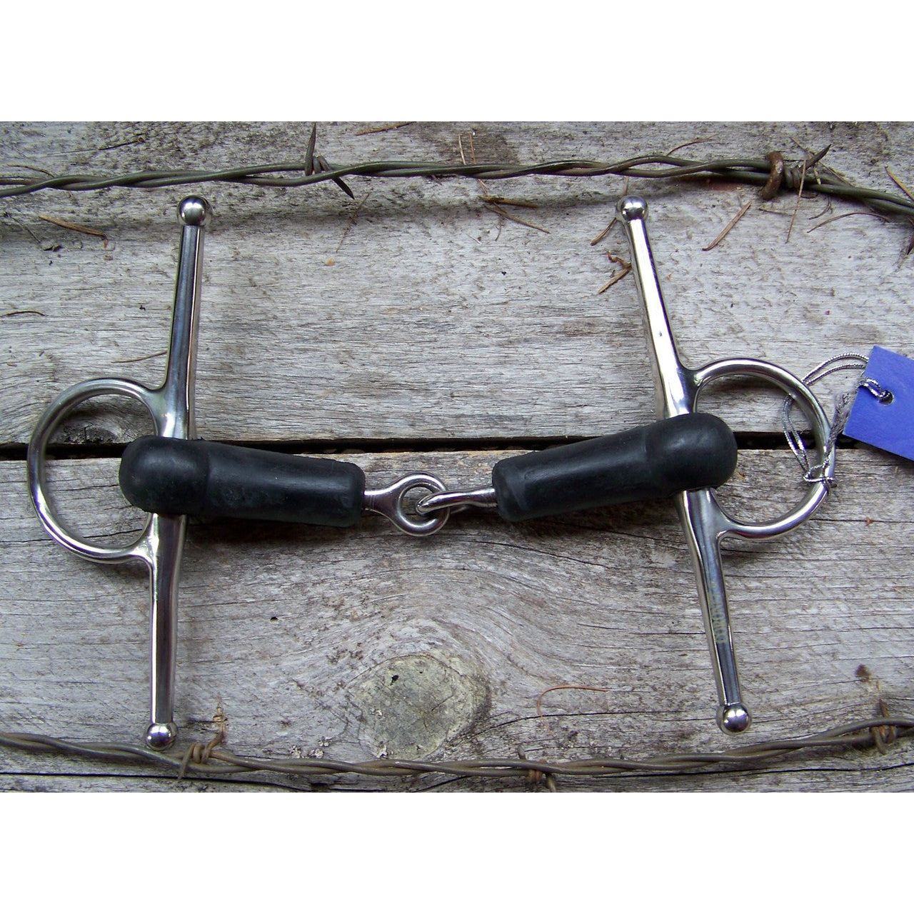 English Bit - Full Cheek Rubber Snaffle (5.0")