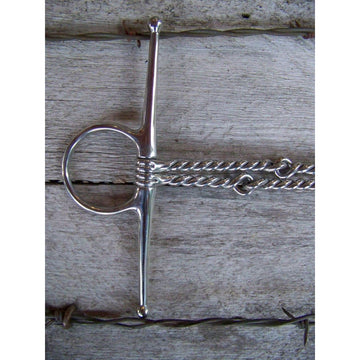 English Bit - Full Cheek Double Twist (5")