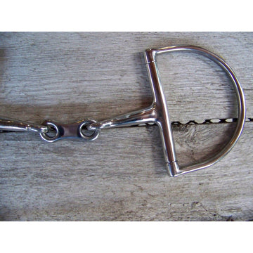 English Bit - Large Dee with French Link (5")