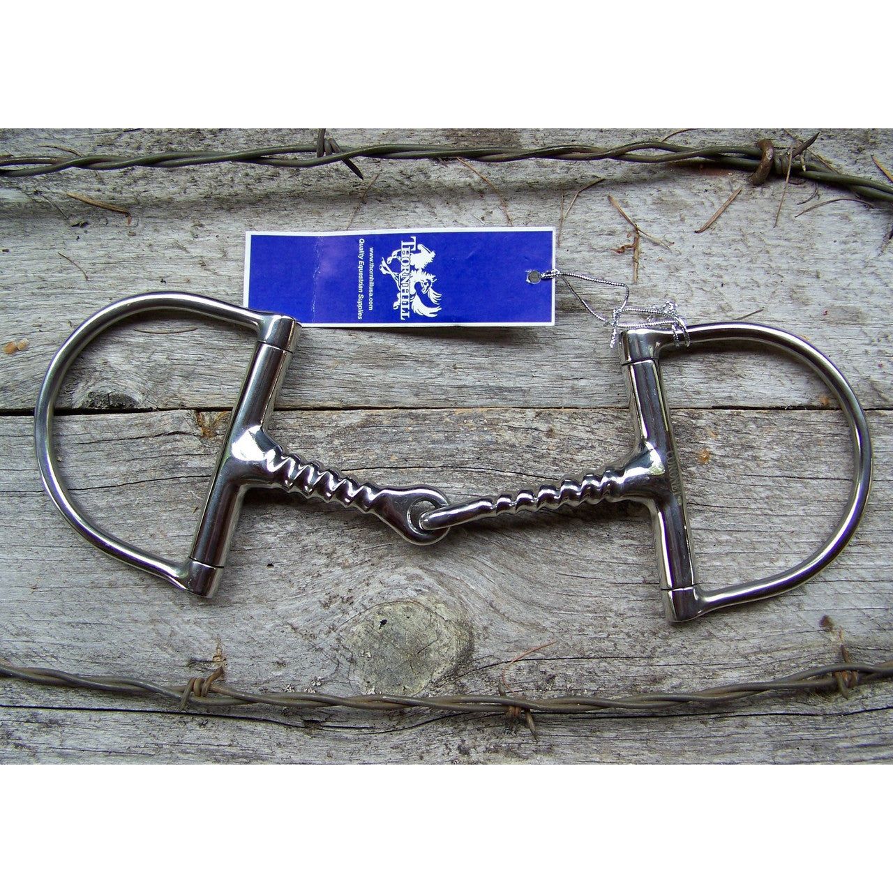 English Bit - Large Dee with Corkskrew Twist (5")