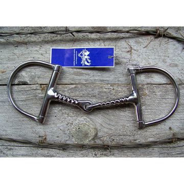 English Bit - Large Dee with Corkskrew Twist (5.5")