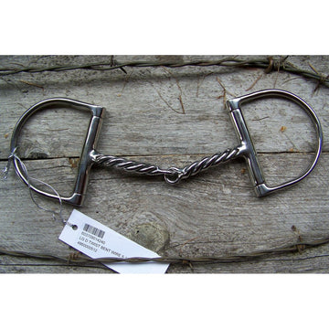 English Bit - Large Dee with Twist Bent Wire (5")