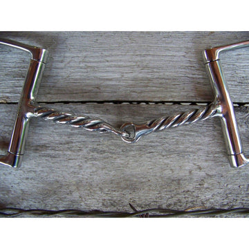 English Bit - Large Dee with Twist Bent Wire (5.5")
