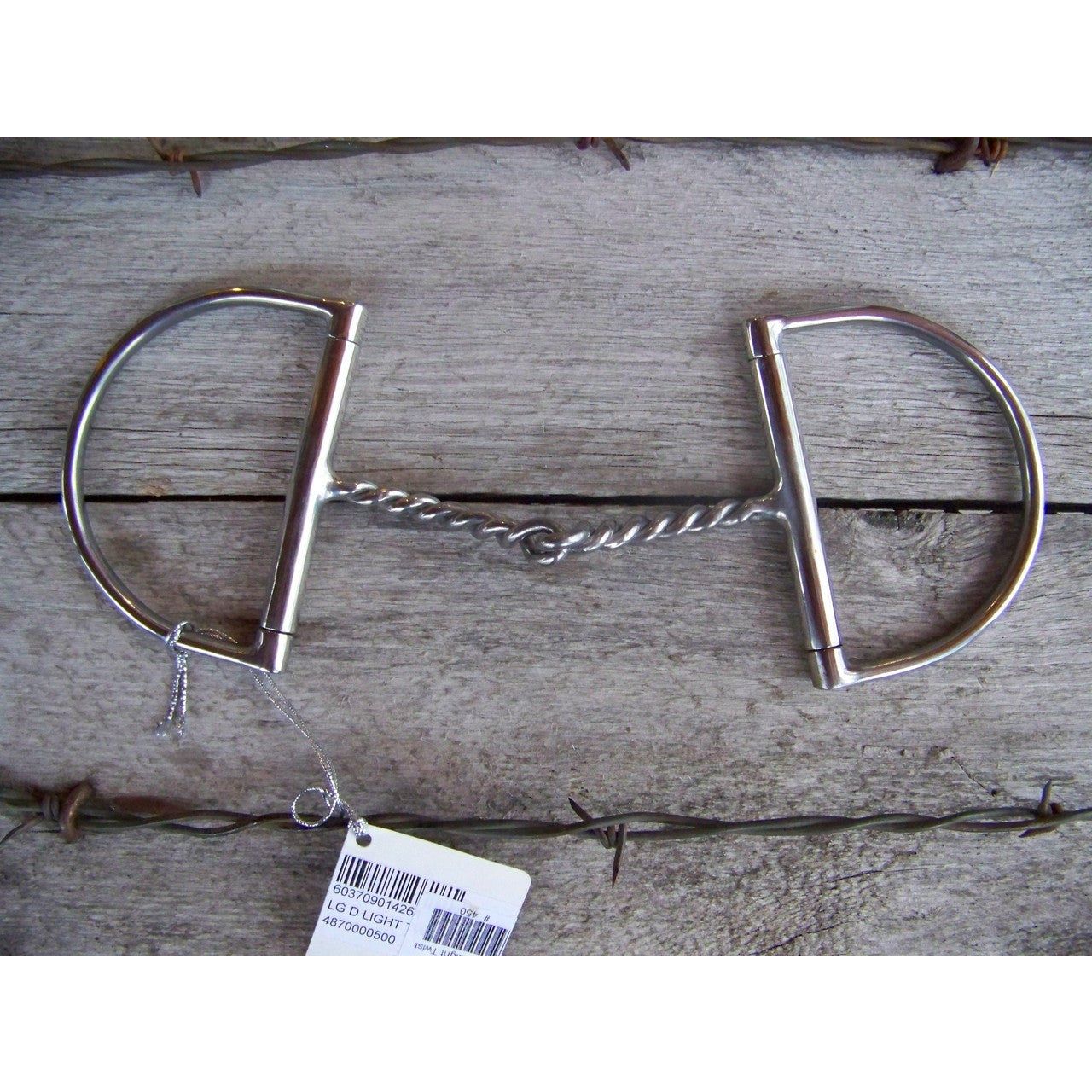English Bit - Large Dee with Light Twist (5")