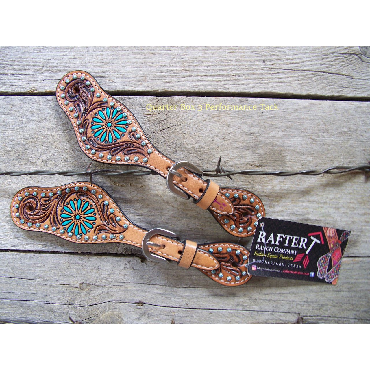 Spur Straps - Painted Sun Spots (Youth) by Rafter T Ranch Company
