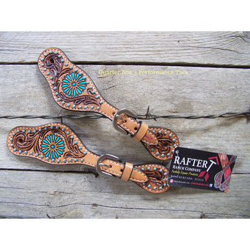 Spur Straps - Painted Sun Spots (Youth) by Rafter T Ranch Company