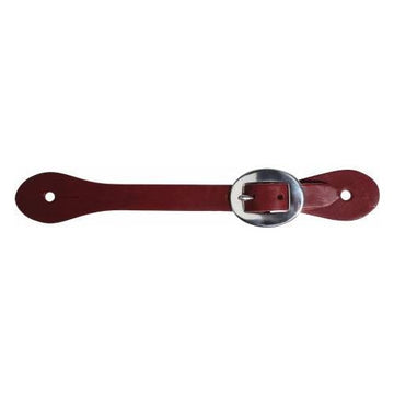 Spur Straps - Burgundy Latigo (Ladies)