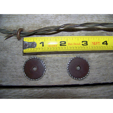 Rowels - Francois Gauthier Round - SS Brushed Rope Edge (1")