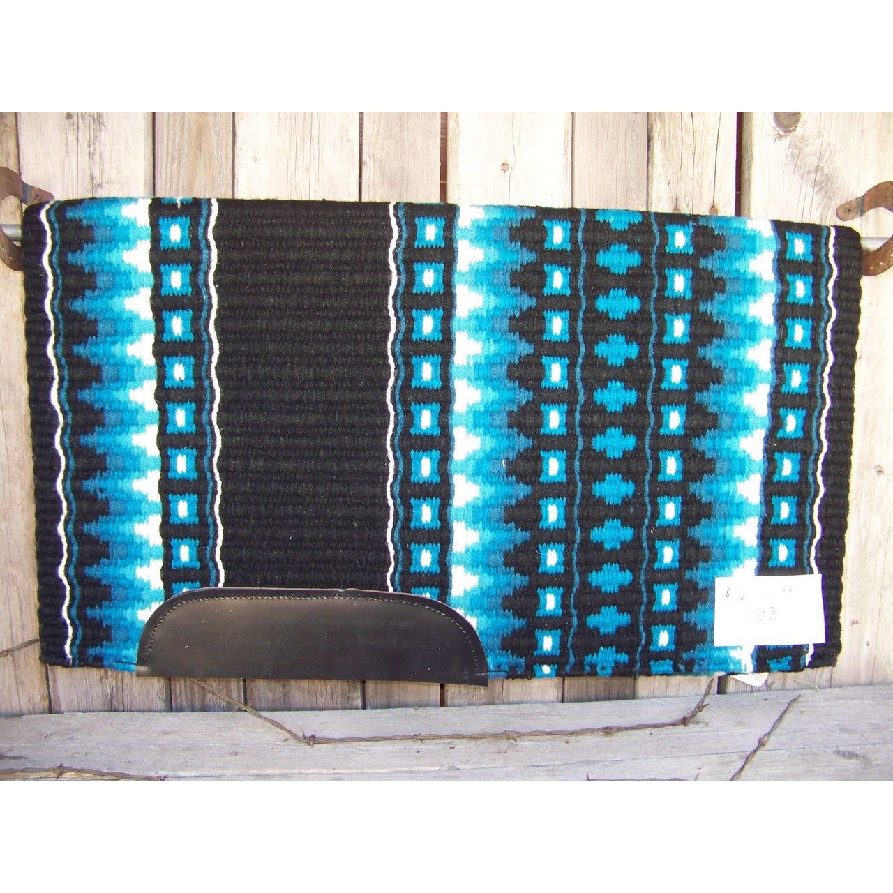 Custom Domino Show Blanket - 40x34 (Black Base) #103