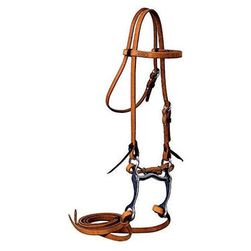 Headstall - Complete Harness Leather 5/8" Pony Bridle Set by Reinsman