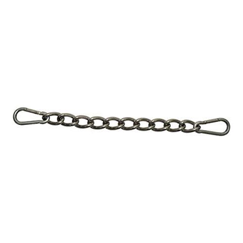 Curb - 9" SS Medium Link Curb w/Snap Hook Ends