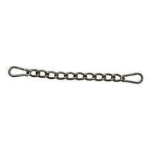 Curb - 9" SS Medium Link Curb w/Snap Hook Ends