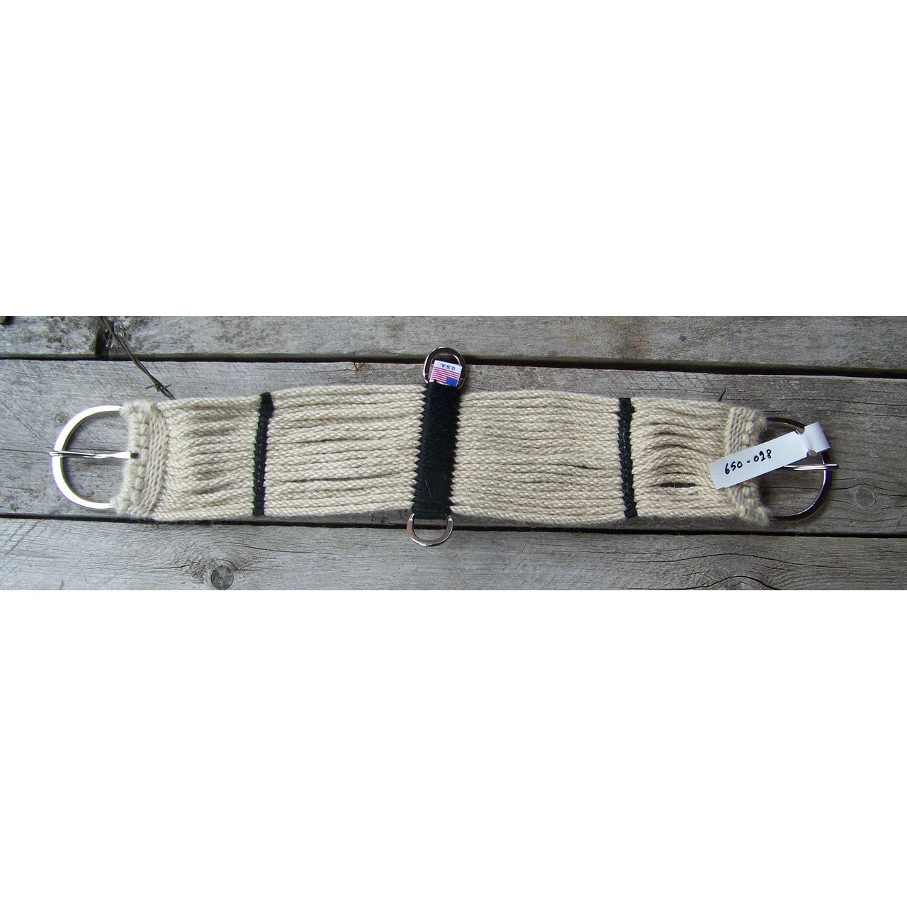 Cinch - 17 Strand Mohair w/SS Buckles (Size 28") Made in the USA