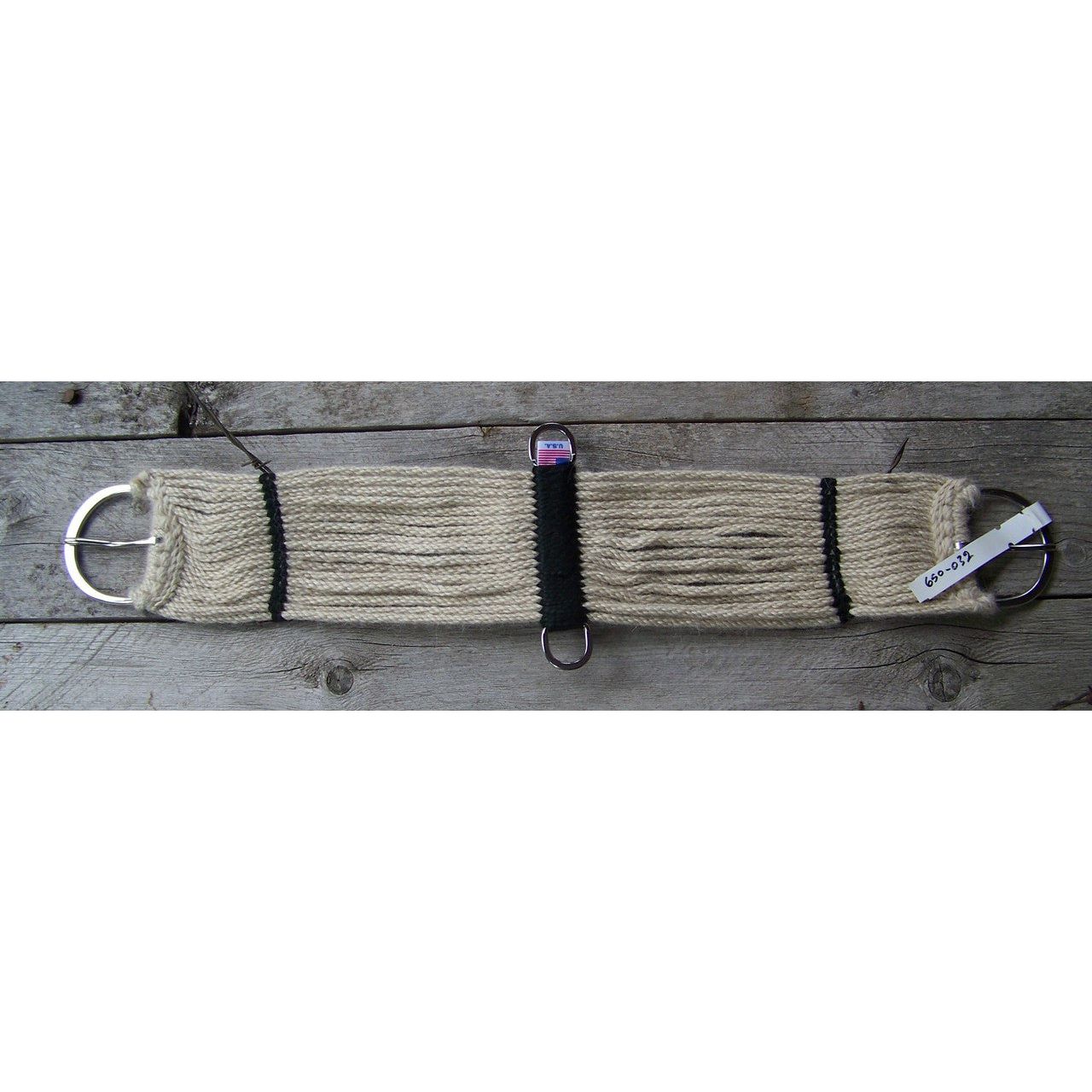Cinch - 17 Strand Mohair w/SS Buckles (Size 32") Made in the USA