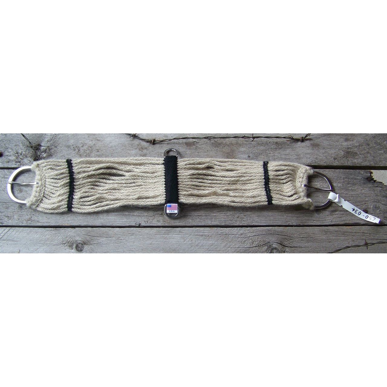 Cinch - 17 Strand Mohair w/SS Buckles (Size 34") Made in the USA