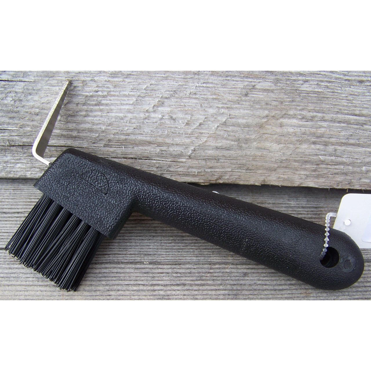 Hoof Pick - Brush Combo (Black)