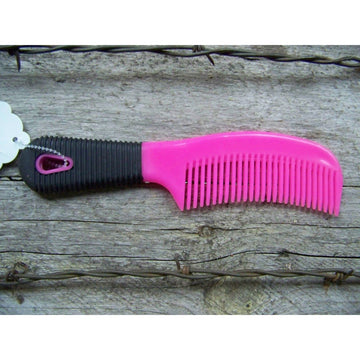 Comb - 8" Plastic Easy Grip (Pink)