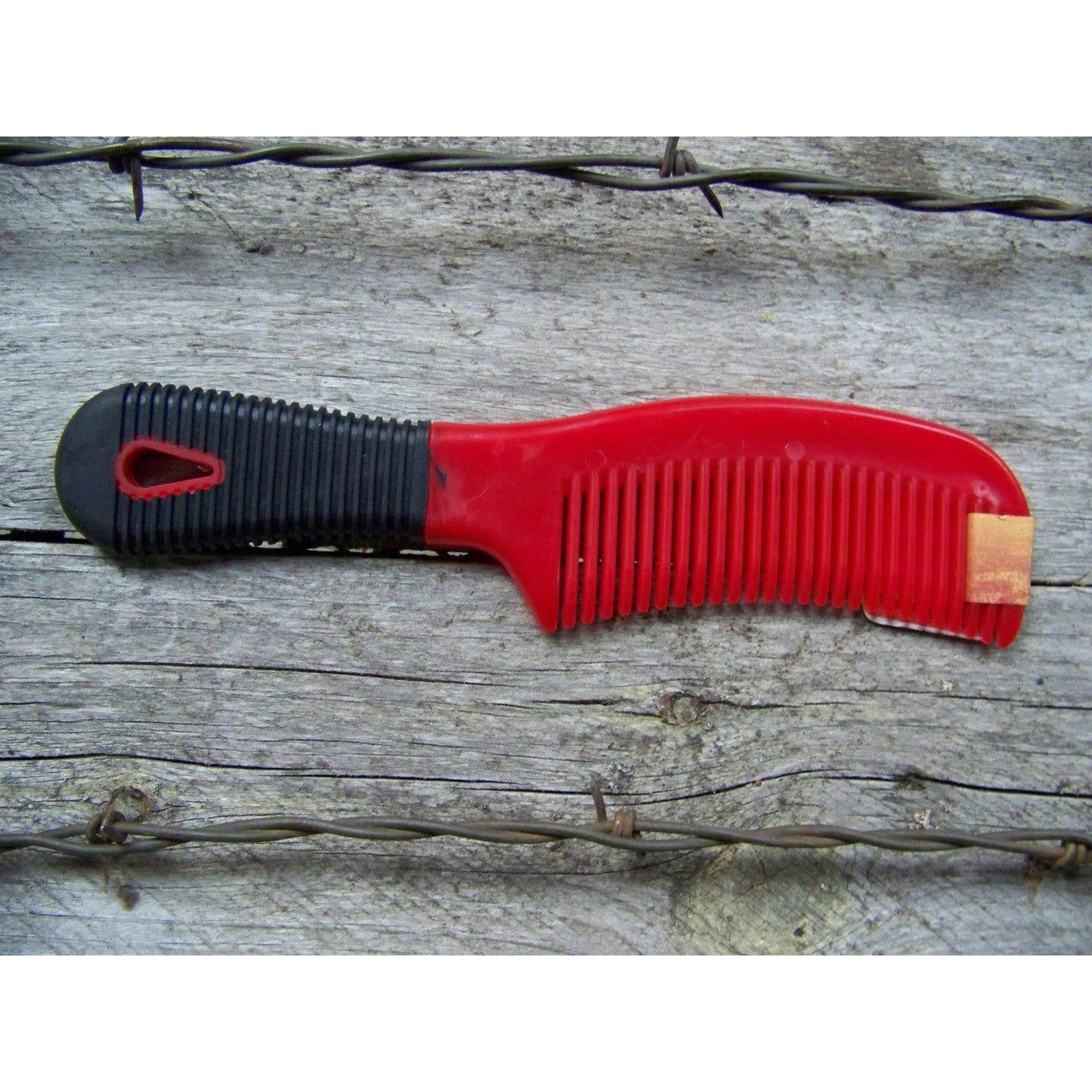 Comb - 8" Plastic Easy Grip (Red)