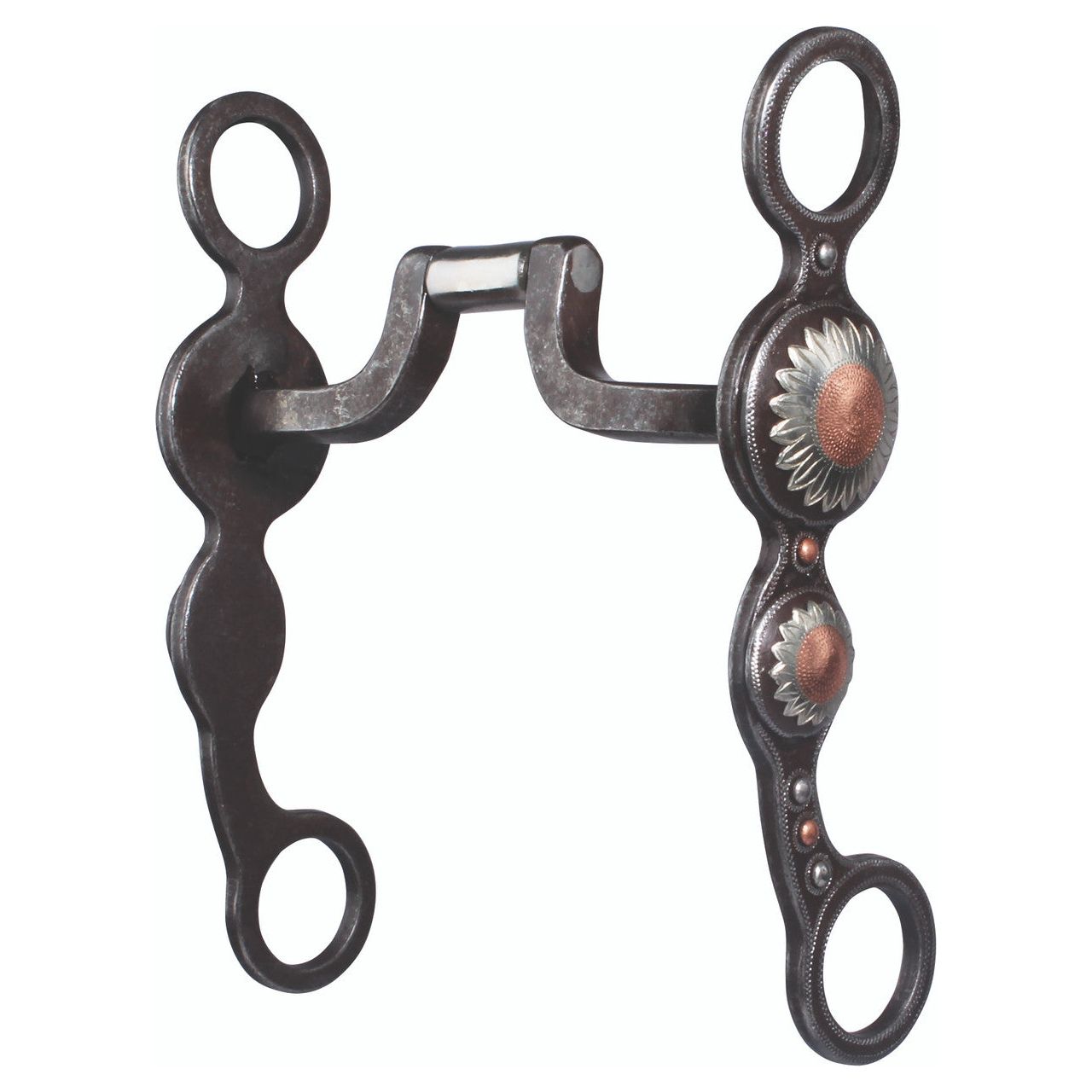 Bit - Sunflower Cheek, Square Mouth Hinge Port