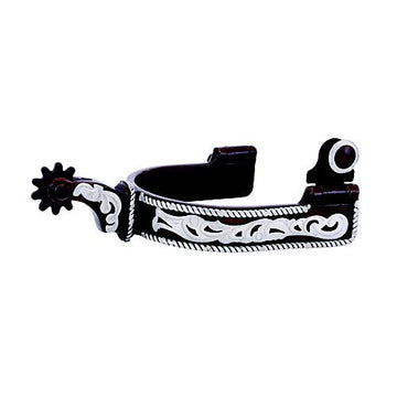 Spurs - Antique Satin Floral and Rope