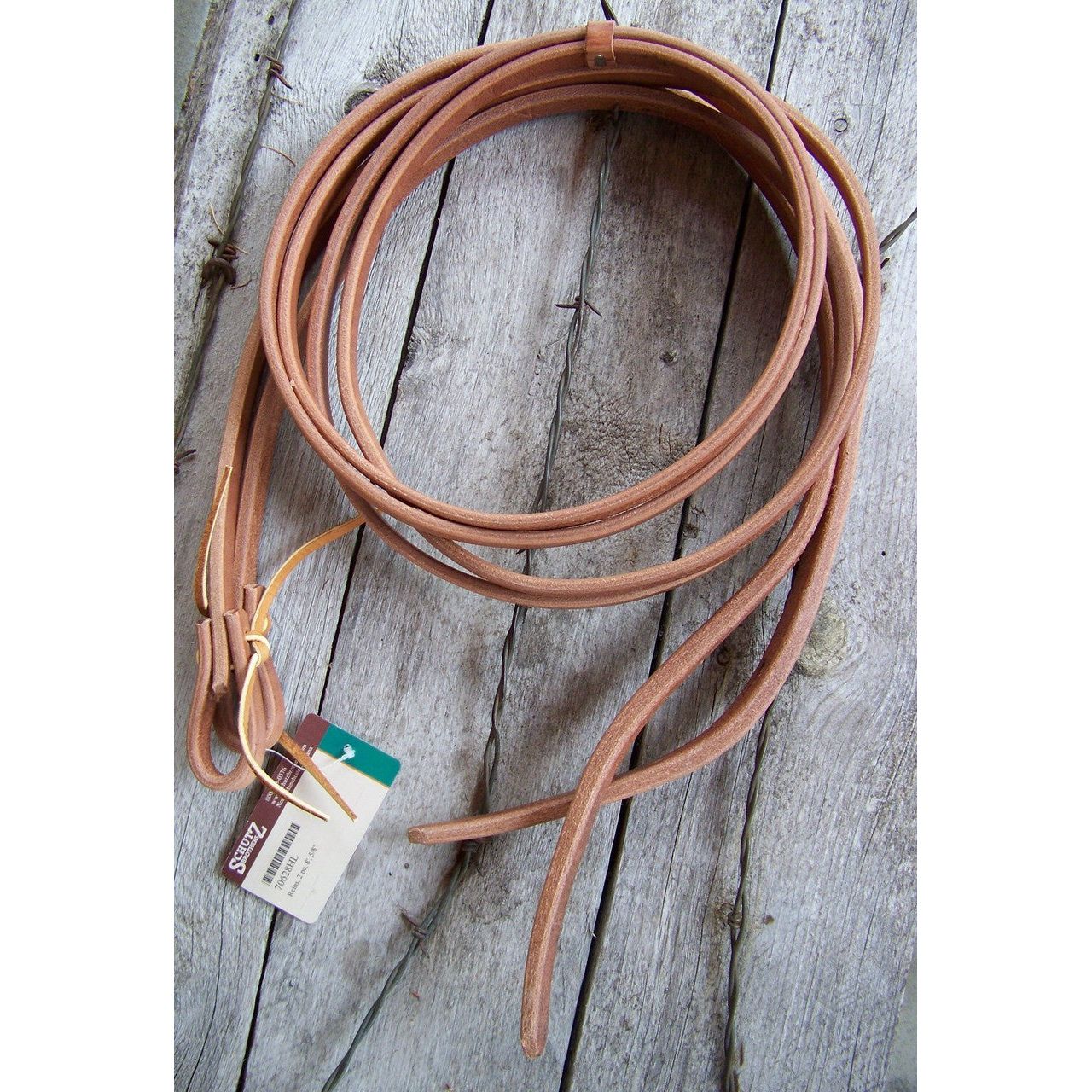Reins - Harness Leather Water Loop (5/8 Inch) - 8 Foot Plus