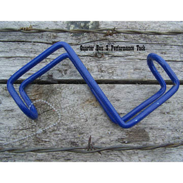 Bridle Hook - Vinyl Coated Steel - 4" (Blue)