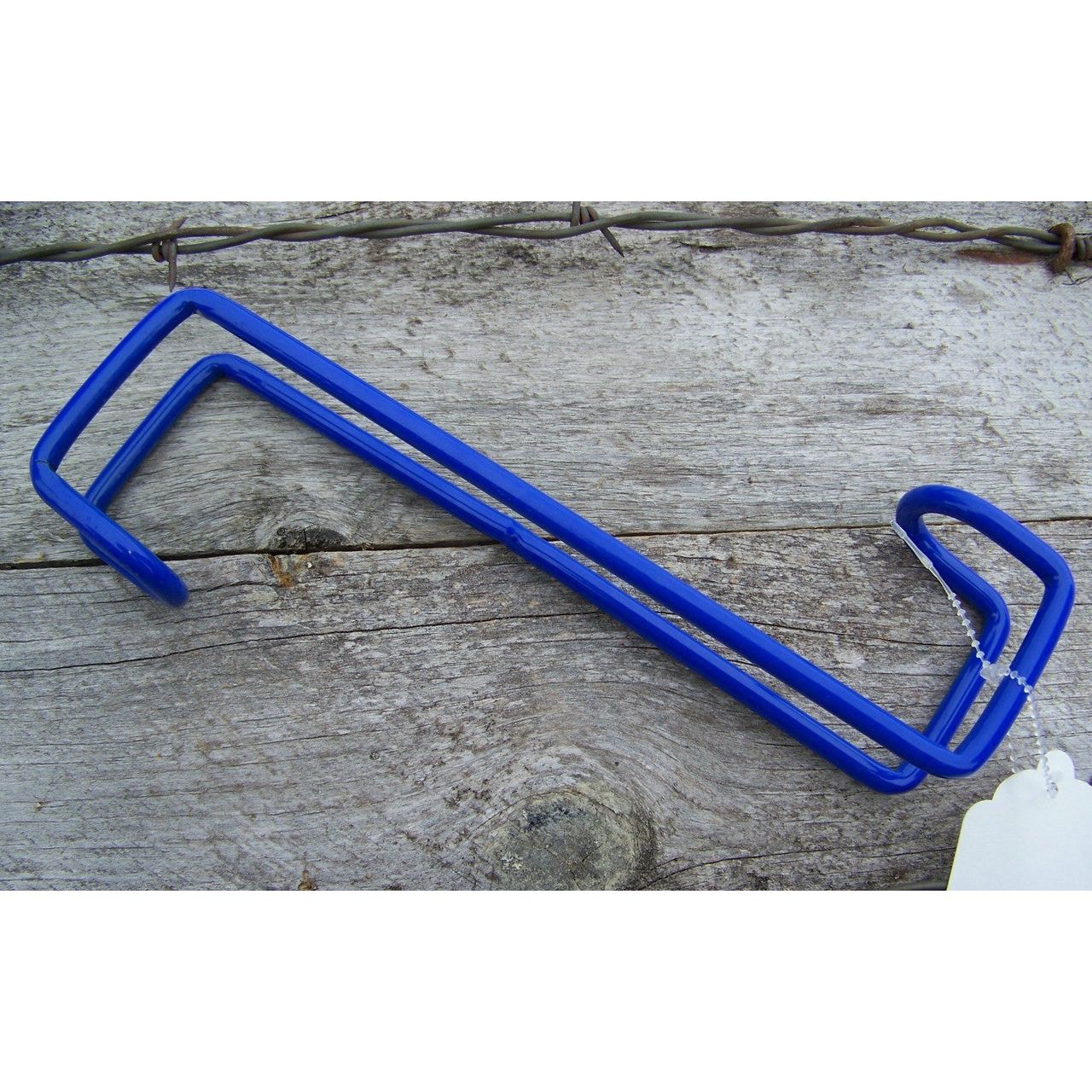 Bridle Hook - Vinyl Coated Steel - 8" (Blue)