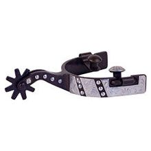 Spurs - Antique with Engraved Trim and SS Dots (Youth)