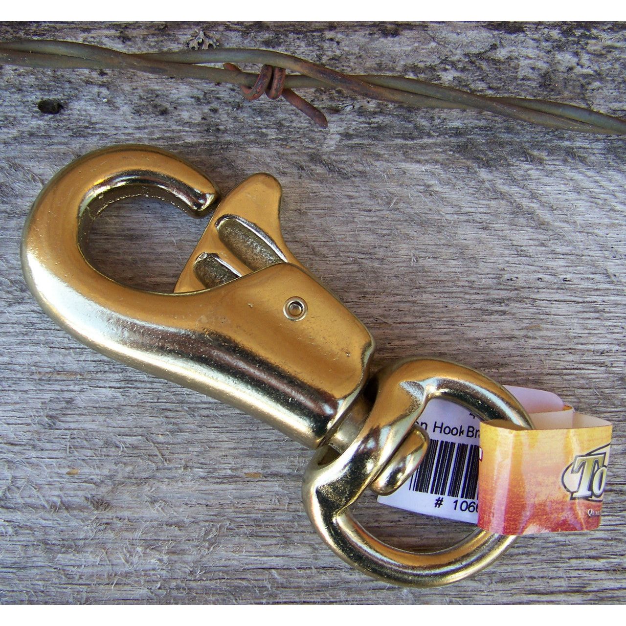Snap - 4" Triggerbull EZ Open Hook (Brass Coated)