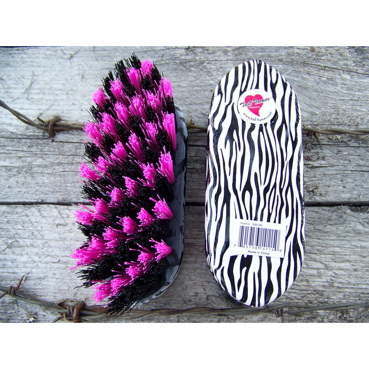 Brush - Synthetic Zebra (Assorted Colors)