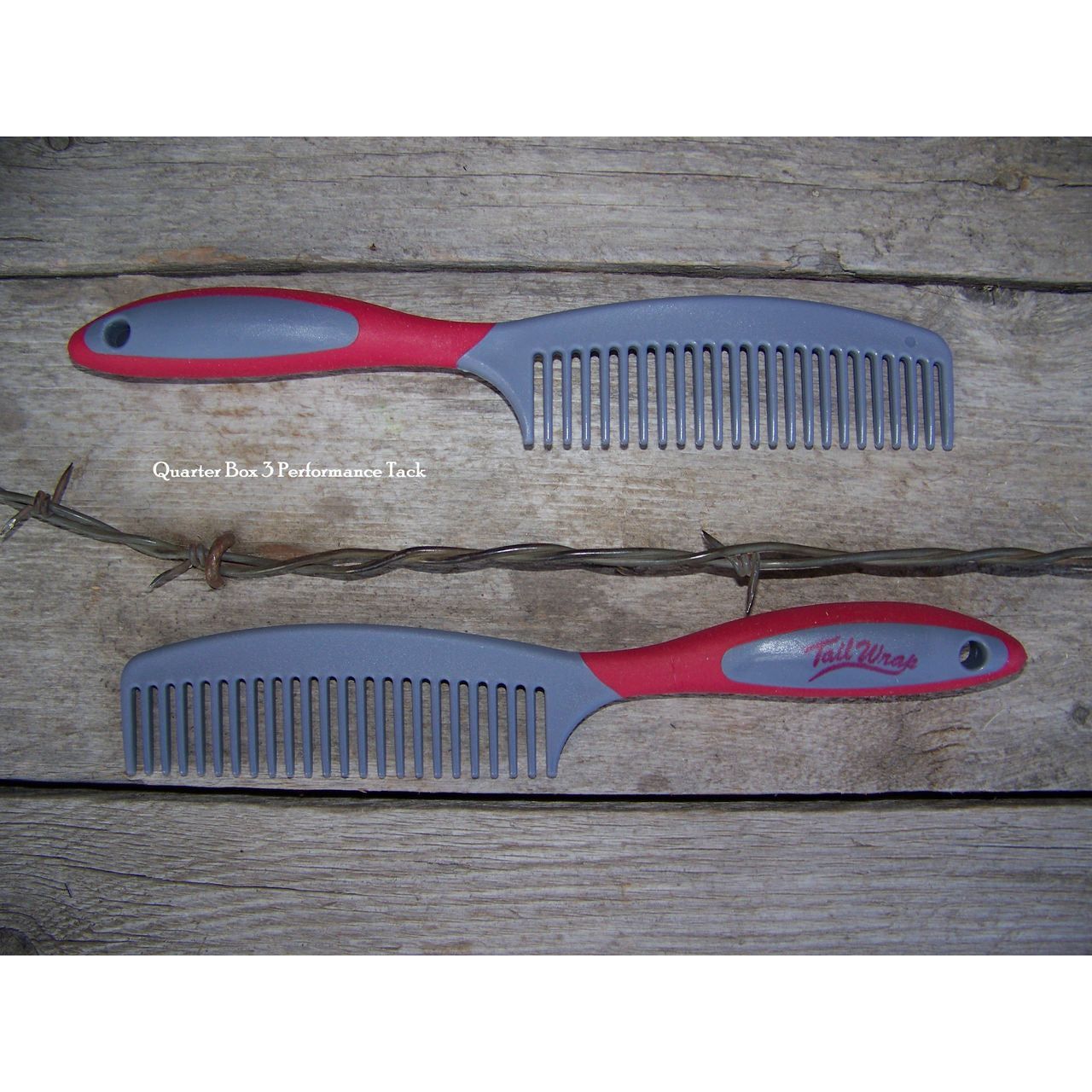 Comb - TailWrap Comb (Raspberry/Grey)