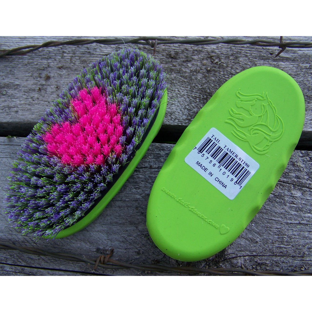 Brush - Tail Tamer Small Med Dense Poly (Lime)
