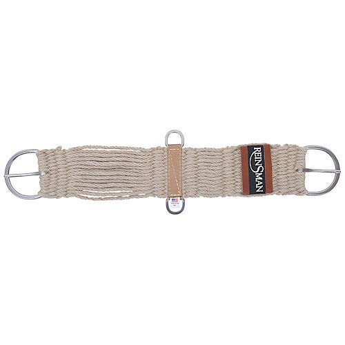 Cinch - Mohair 27 Strand Straight Cinch (Tan - Size 34) by Reinsman