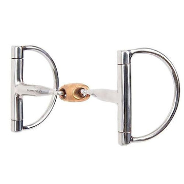 Bit - Hunter Dee Snaffle with Copper Oval Link