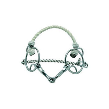 Bit - Single Joint Twisted Combination w/Rope Noseband