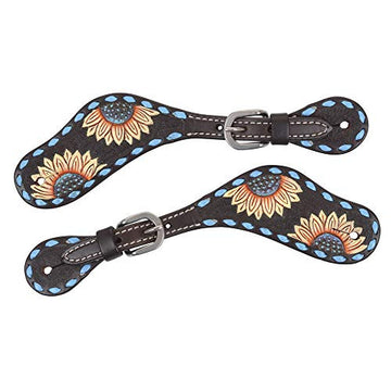 Spur Straps - Sunflower Buckstitch (Ladies/Youth)