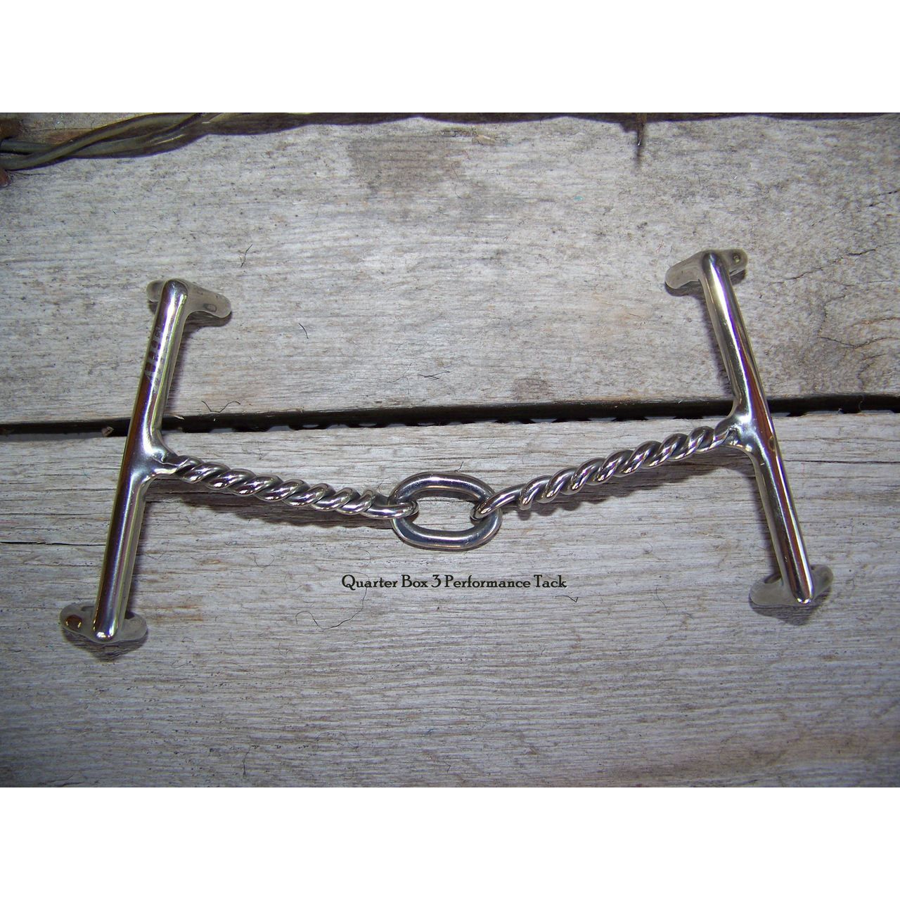 Bit - SS Draw Gag with 3 piece Twist Wire Snaffle