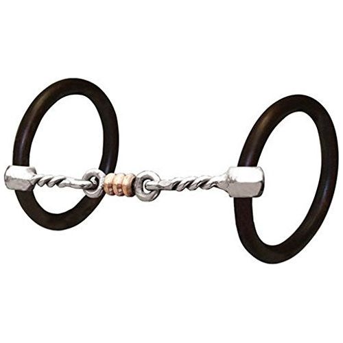 Bit - Bob Avila Three Piece Twisted Wire Snaffle