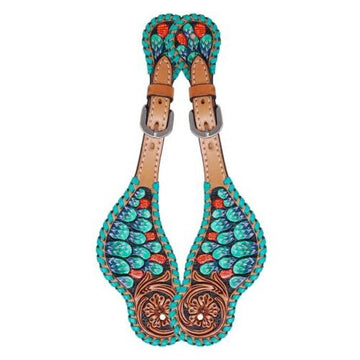 Spur Straps - Painted Cactus (Ladies) by Rafter T Ranch Company
