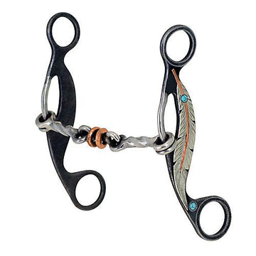 Bit - Feather Collection Dog Bone Gag Bit