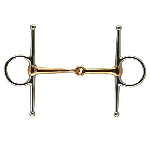 English Bit - Full Cheek Copper Mouth (4.75")